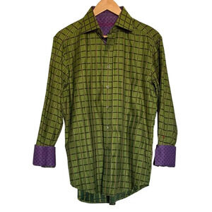 Robert Graham Men's Joker Long Sleeve Size M